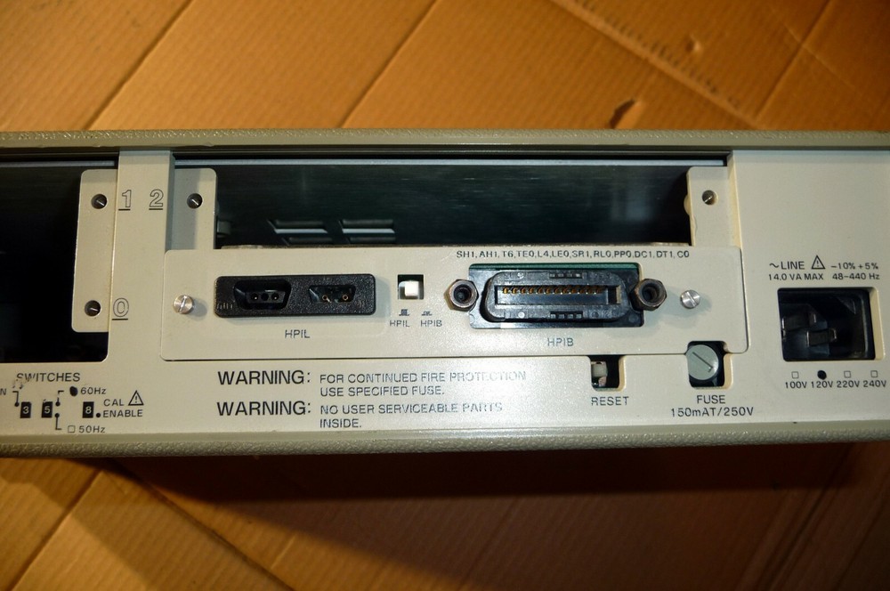 AGILENT HP 3421A with hpib opt 201 data acquisition / control unit