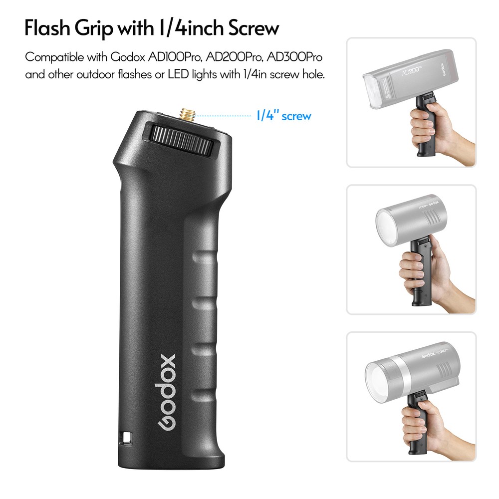 Godox FG-100 Camera Speedlite Hand Grip Flash for Godox AD100pro AD200pro E9I2