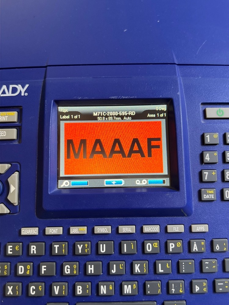 Brady BMP71 Portable Thermal Label Printer