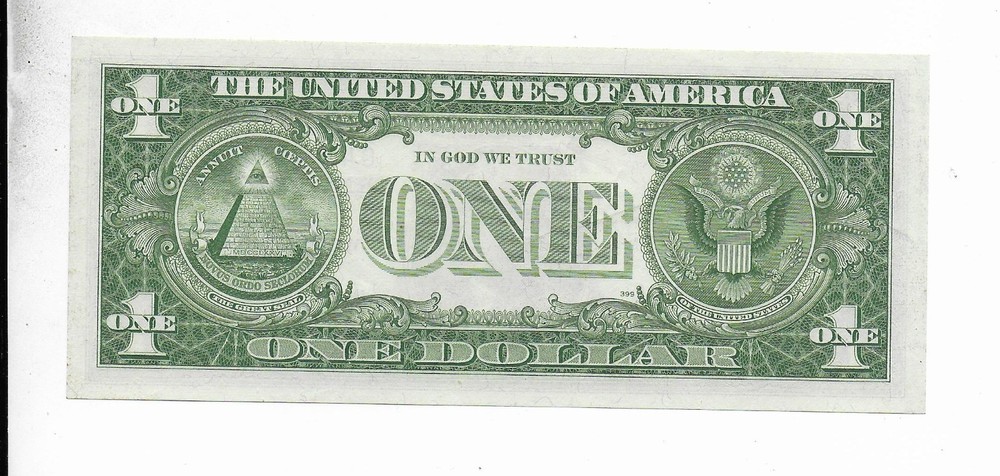 $1 1957-A Smith Dillon Silver Cert. GA Block GEM Crisp Uncirculated