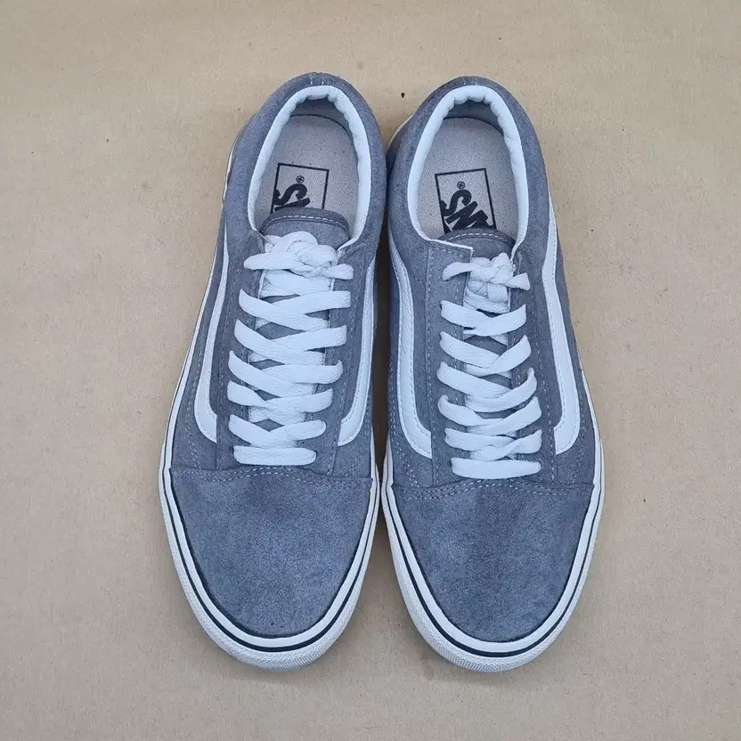 Vans Old Skool Gray Suede Platform Sneakers 260