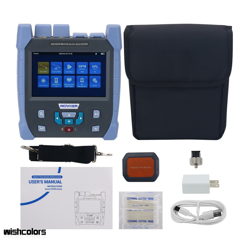 NK5100 OTDR Mini Optical Time Domain Reflectometer Multi-Functional with Screen