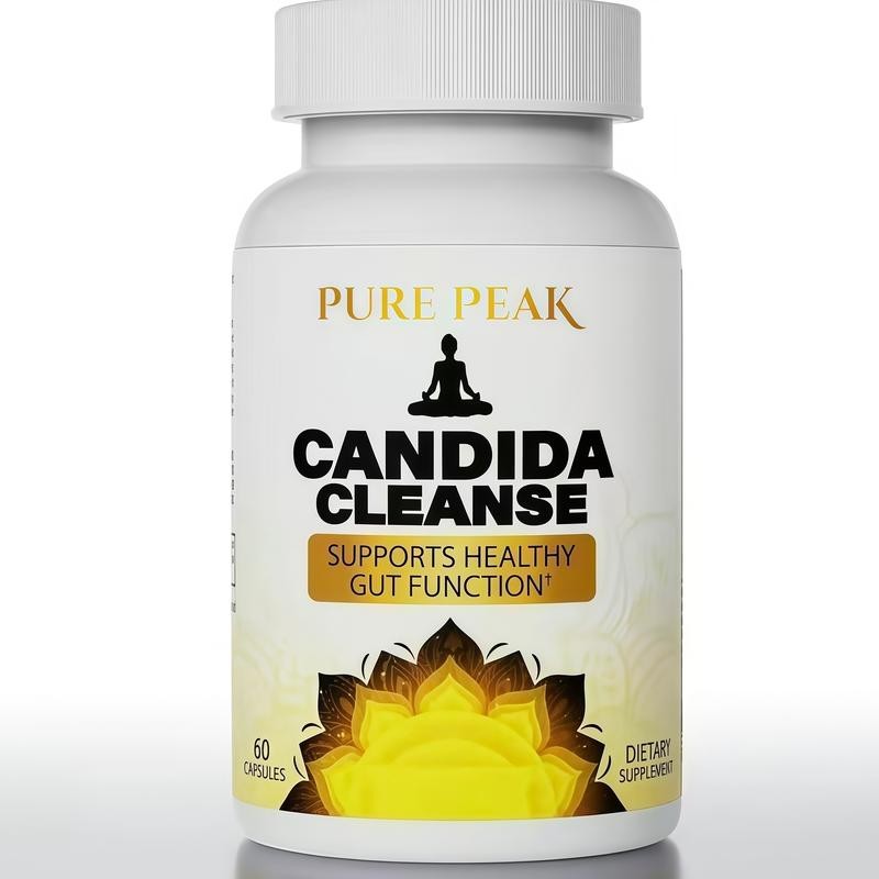 Candida Cleanse - Gut and Colon Support for healthy digestive function 60 caps