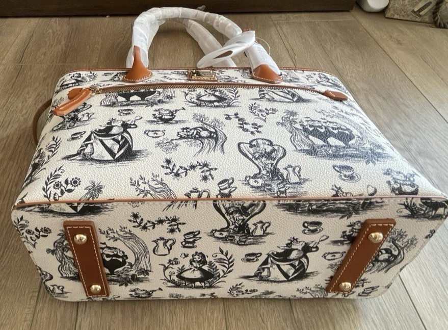 Dooney & Bourke Alice In Wonderland Purse Disney Tote Bag Purse NWT