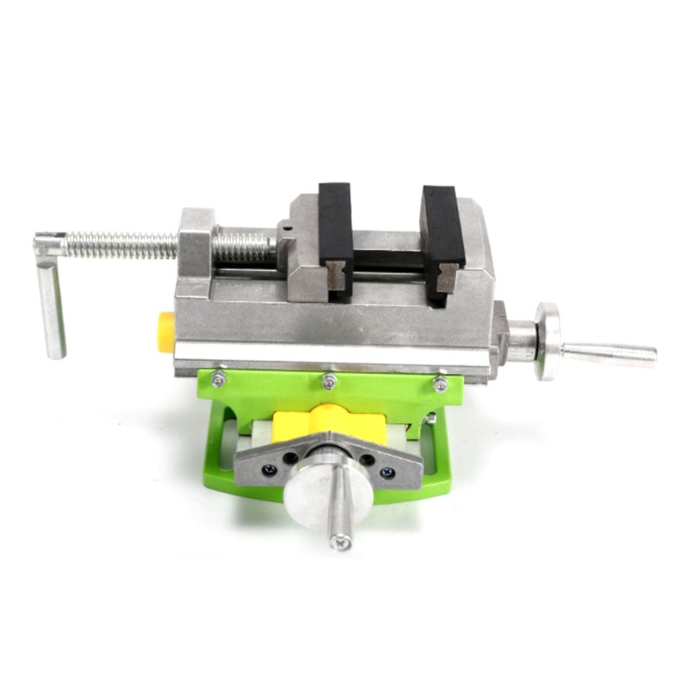 Milling Machine Compound Work Table Cross Slide Bench Drill Press Vise X Y Axis