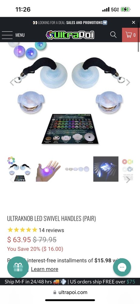 UltraPoi With Rechargeable Ultra Knobs.