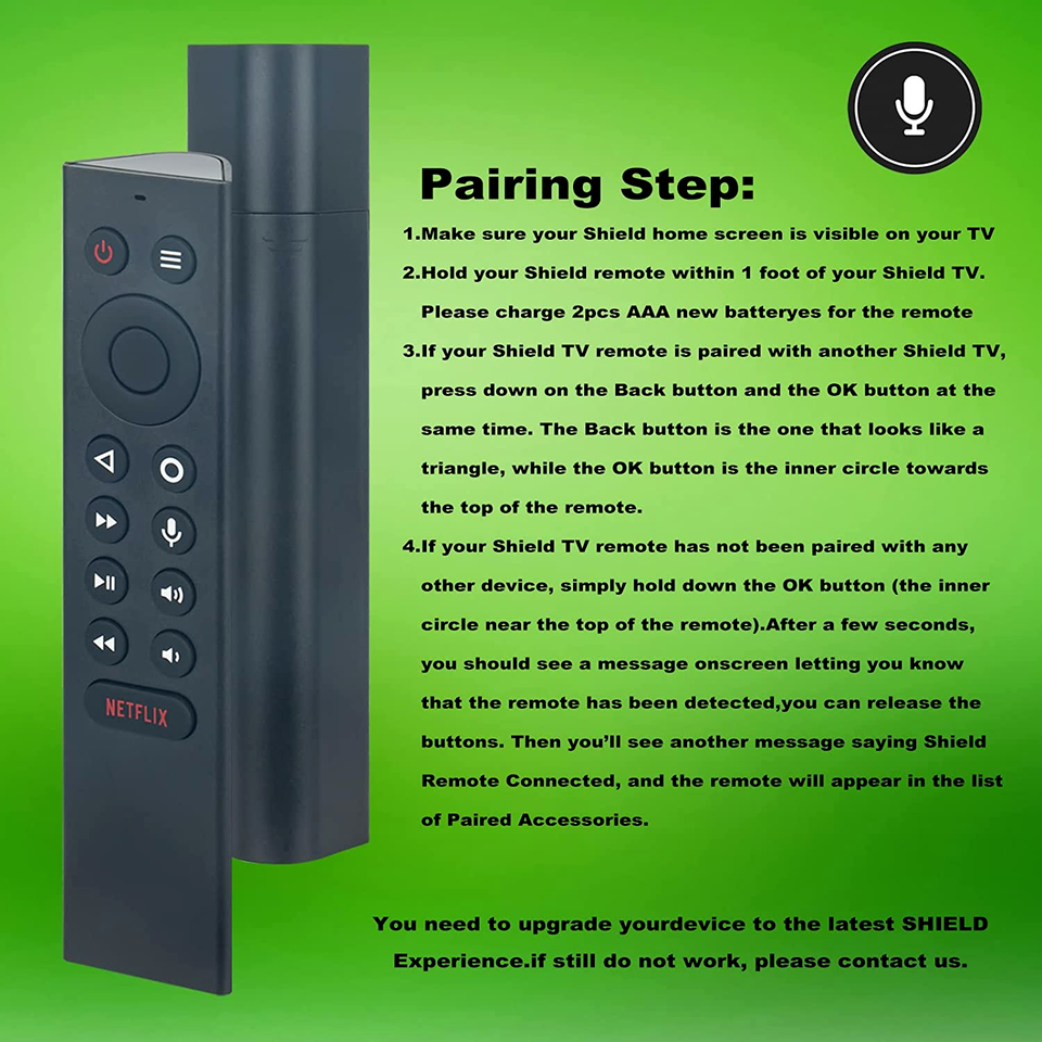 P3700 Replacement Voice Remote Control Fit for Nvidia Shield Android Tv Pro An