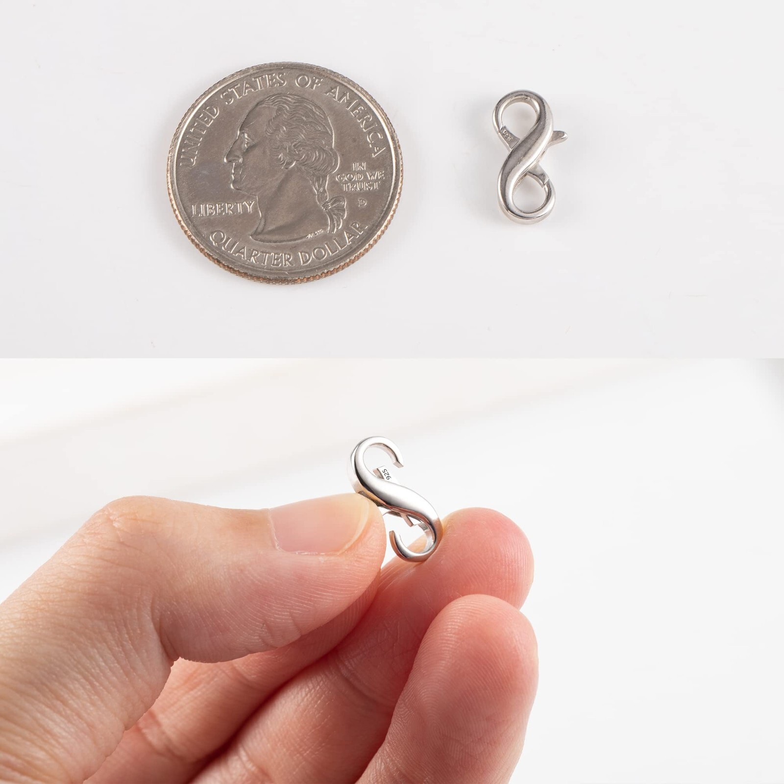 Lobster Clasp Necklace Bracelet Extender 925 Sterling Silver Connector Claw New