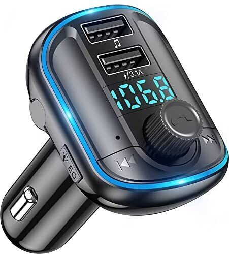 Transmisor de FM Bluetooth Para Carro Auto Radio Aux Manos Libres Adaptador