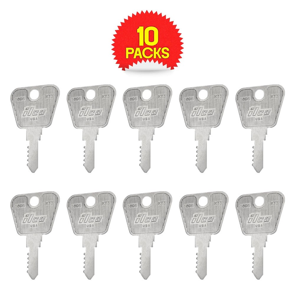 KT3 / 1696 Key Blank Nickel