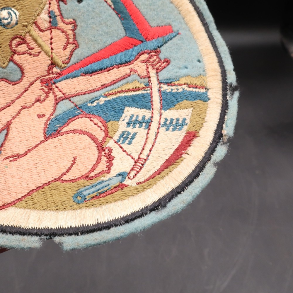 WW2 US Army AIR CORPS 13TH Ferry Squadron ORIGINAL 5" Edge Cut Wool Jacket Patch