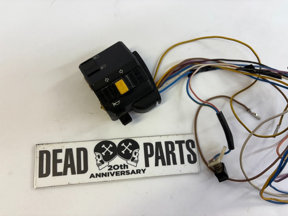 Buell left side handlebar horn high beam signal switch housing