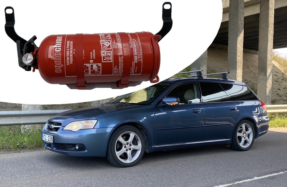 Fire extinguisher bracket for Subaru Legacy Outback BL/BP