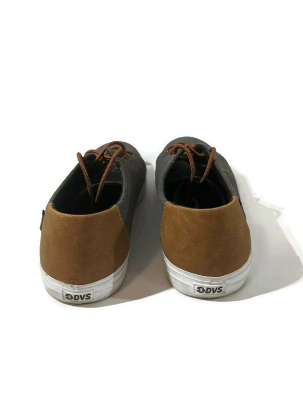 DVS EDMON Grey Light Brown Men's Shoes Size US 11.5