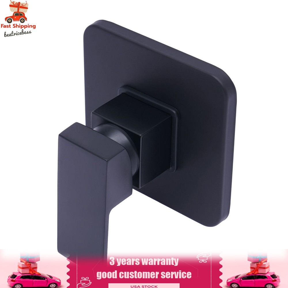 Single-function Shower Mixing Valve Wall Mount Black Shower Handle Valve Kit