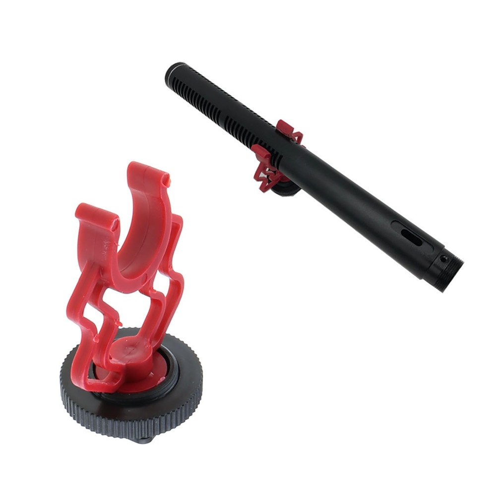 2 PCS External Video Microphone Shock Mount for SLR Camera, Vlog, Live Interview