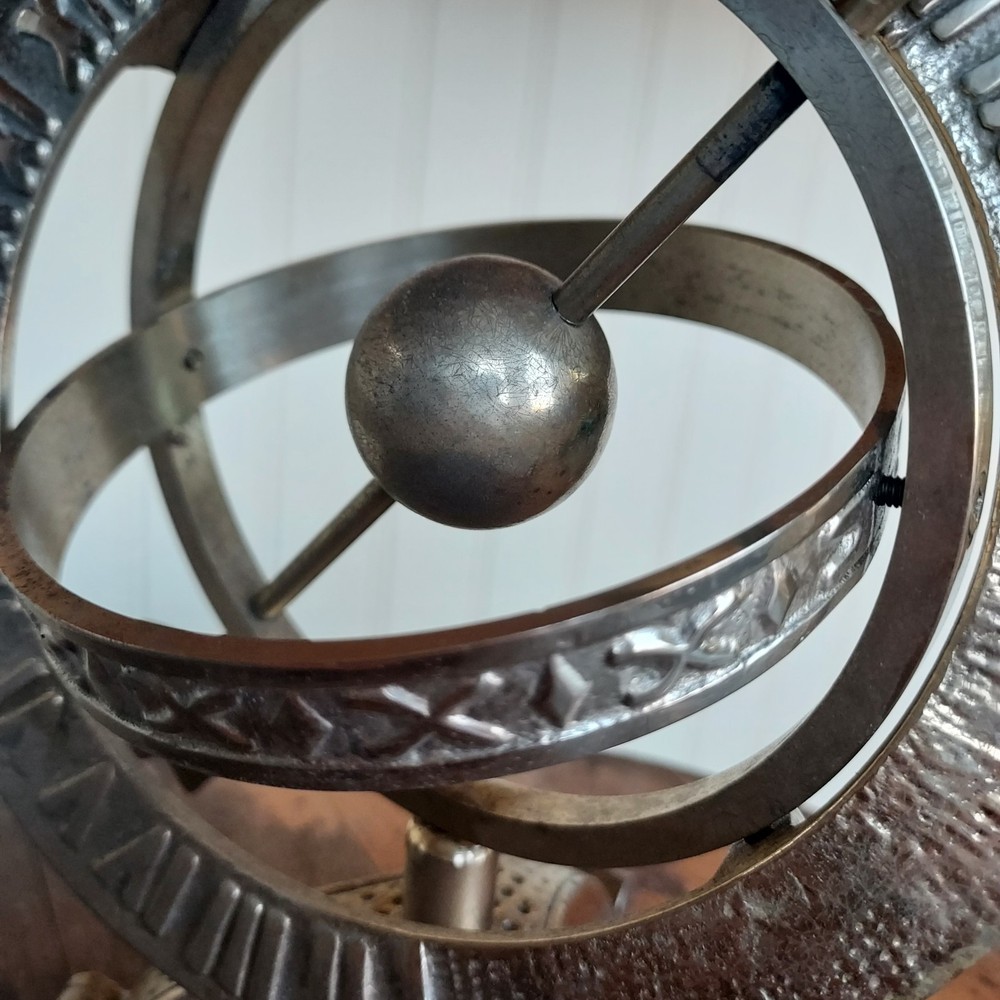 Solid Brass Globe Sun Dial Sphere