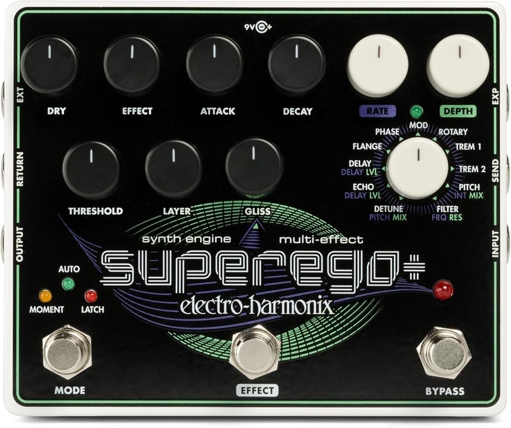 Electro-Harmonix Superego+ Synth Engine/Multi-Effects Pedal