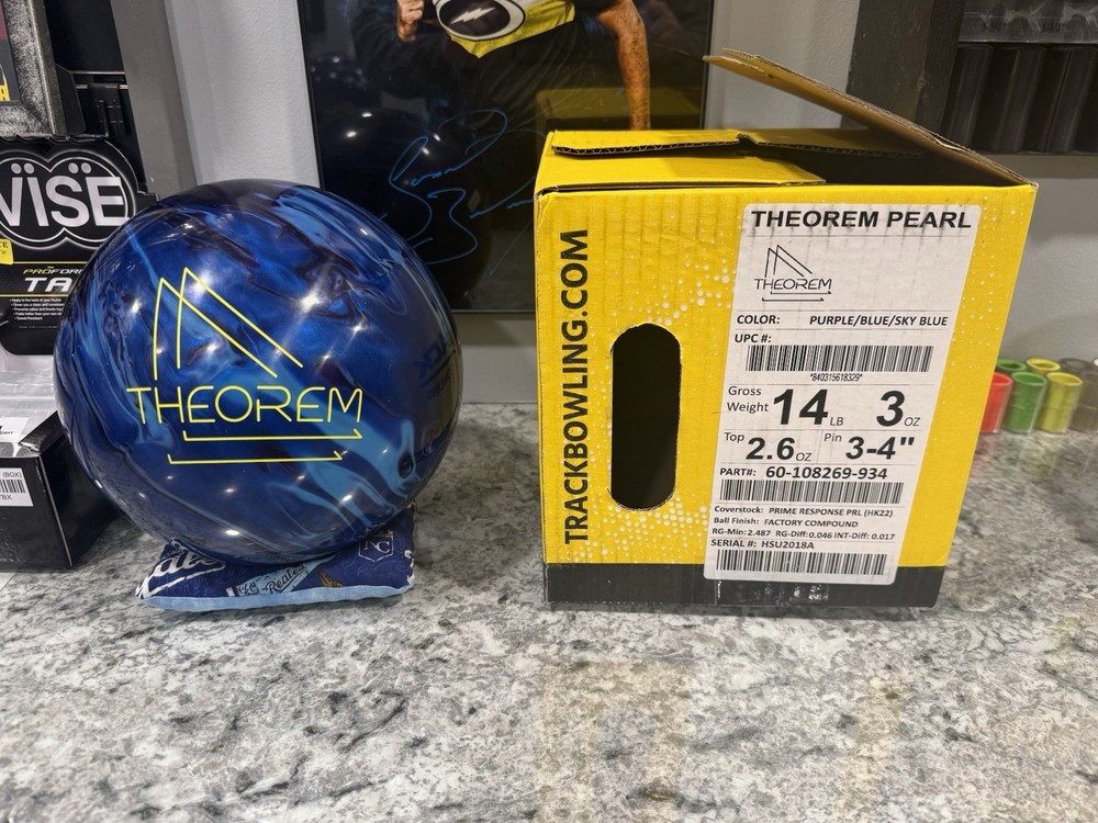 Track Theorem Pearl Bowling Ball 14lb NIB