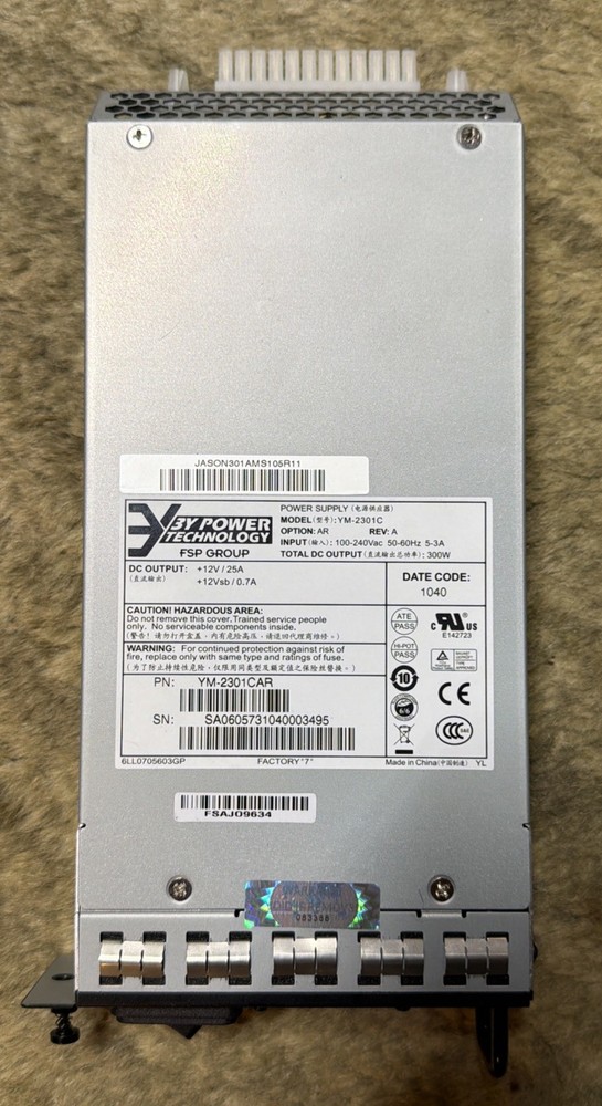 Mitel 50005084 3300 MXe III Main Controller AC Hot Swap Power Supply Module