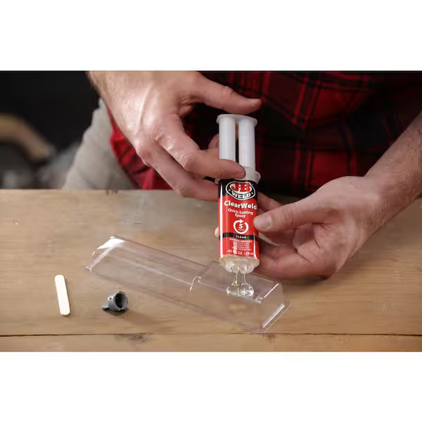 0.85 Oz. Plasticbonder Black Adhesive Epoxy
