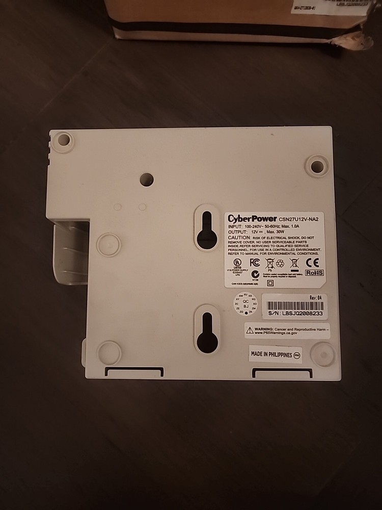 CYBERPOWER CSN27U12V-NA2, POWER MODULE, TELECOM BATTERY BACKUP MISSING CORD