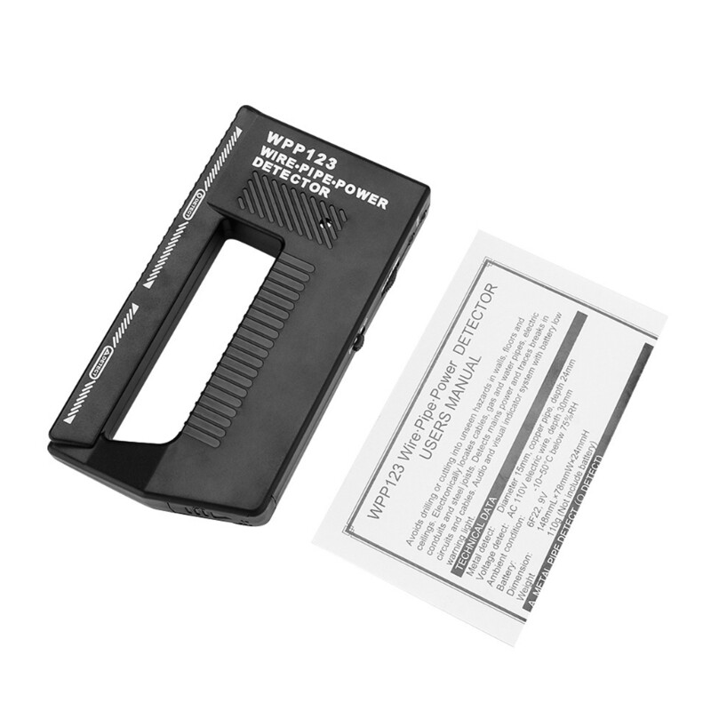 Metal Detector High Sensitivity Wall Scanning Tool Wire Pipe Power Detector