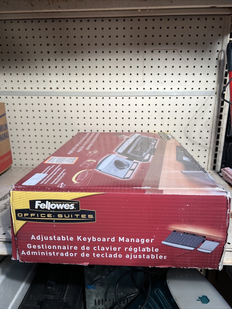 Fellowes ~ Office Suites Adjustable Keyboard Manager Drawer Model #CRC80313