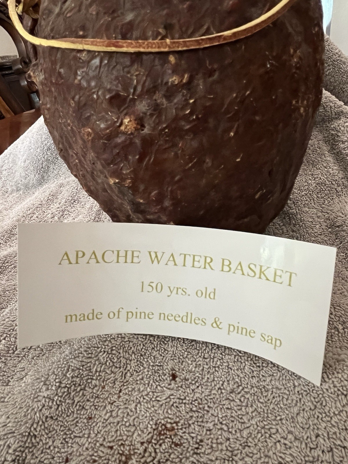 Vintage Apache Native American Jar 1880s