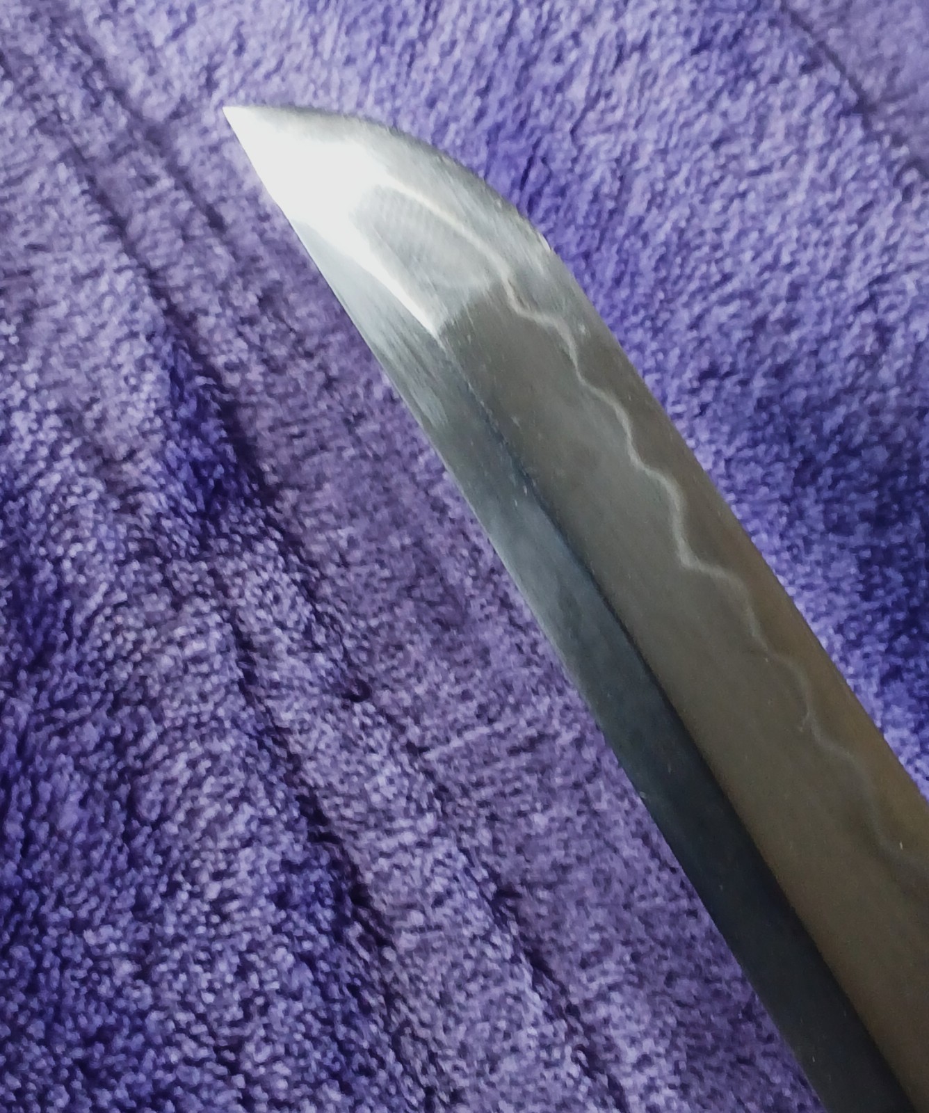 WWII Japanese Ofiicer's Showato Sword Signed "Fukumoto Amahide" with Tachi Tsuka