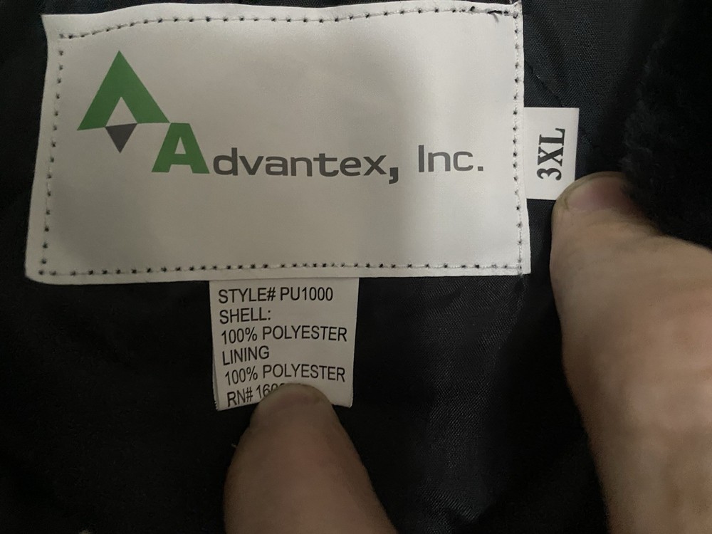 ALLIED UNIVERSAL Security Services Jacket Coat Lined 3XL Black Pocket