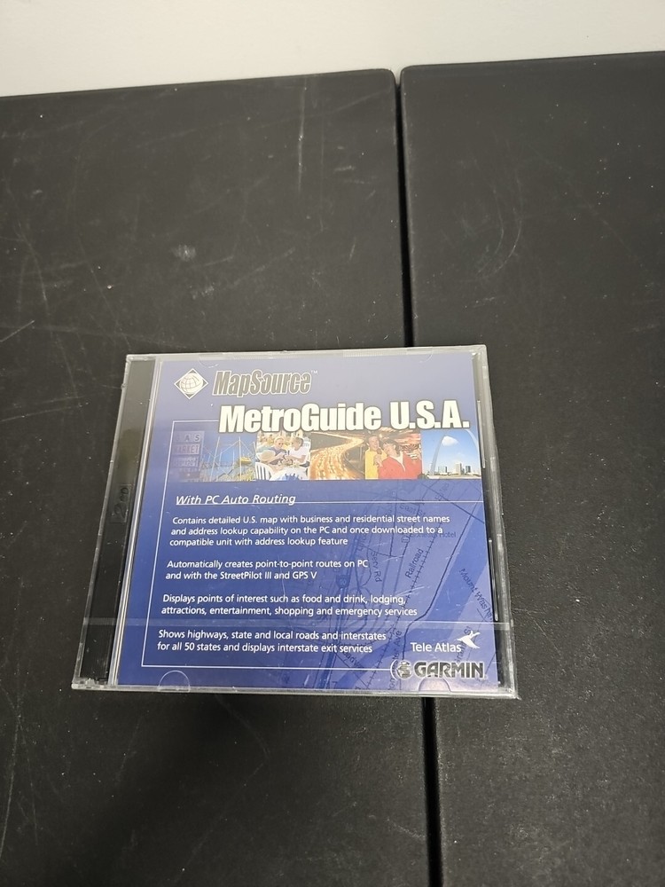GARMIN MapSource MetroGuide USA v4.02 2-Disc Set B