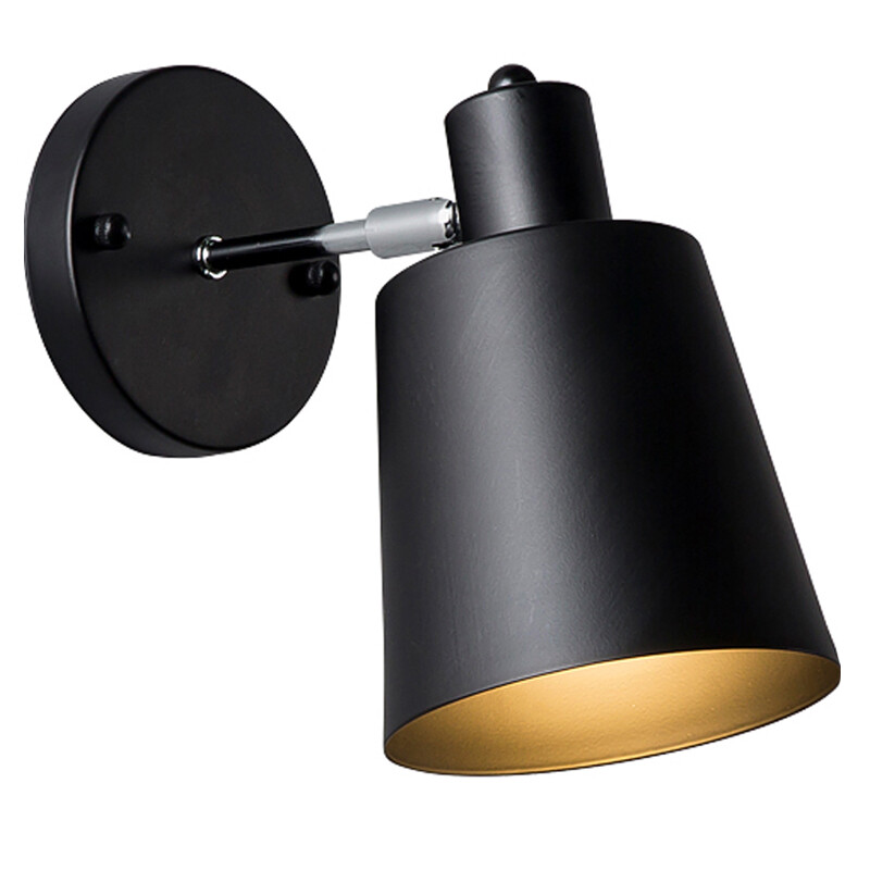 7W LED Wall Sconce Light Fixture Rotatable Bedside Lamp E26/E27 Bulb Switch Plug
