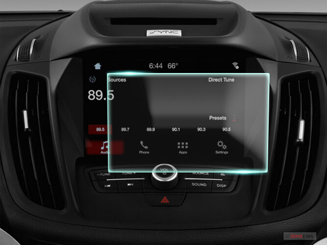 Crystal Clear Screen Protector for 2018 Ford C-MAX Vehicle Navigation