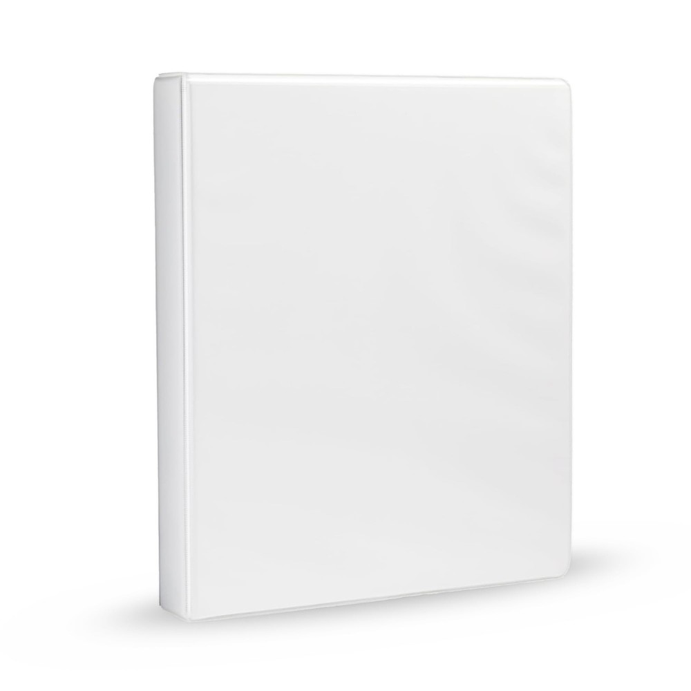 Amazon Basics 3-Ring Binder, 1-Inch - White 1 Pack 1-Pack,