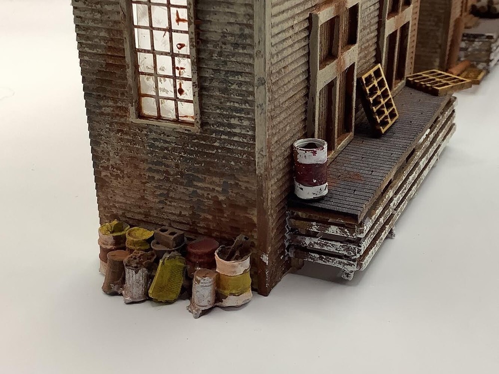 HO Scale Lemuel’s Pipe & Drain Background Structure Kit Laser Cut