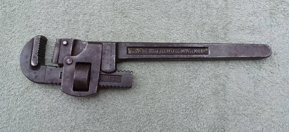 Vintage Trimco #14 Adjustable Pipe / Monkey Wrench