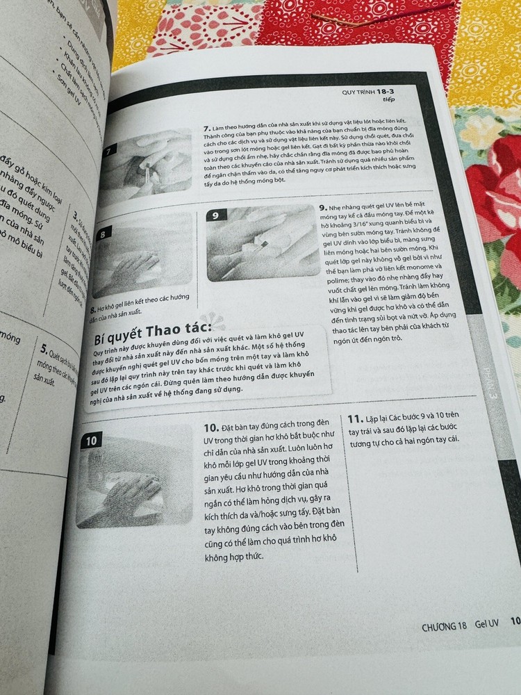 Vietnamese Translated Study Summary for Milady Standard Nail Technology