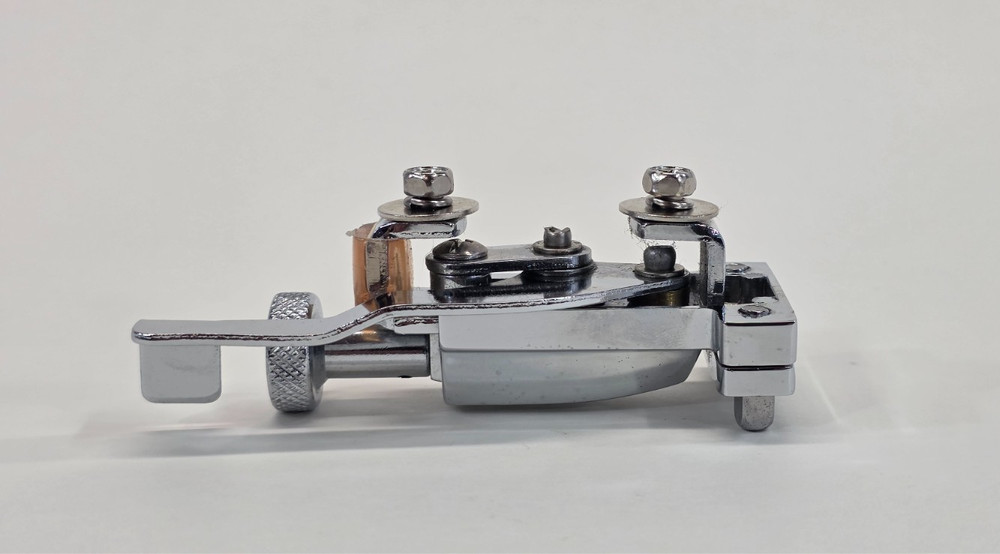 Pearl Strainer / Throw Off with Mounting Screws -Chrome