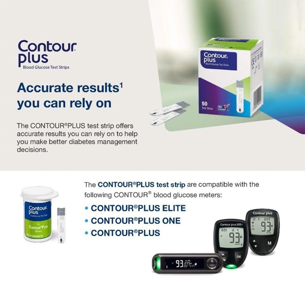 Accurate Blood Glucose Test 50 Strips For Glucometer Machine AEs