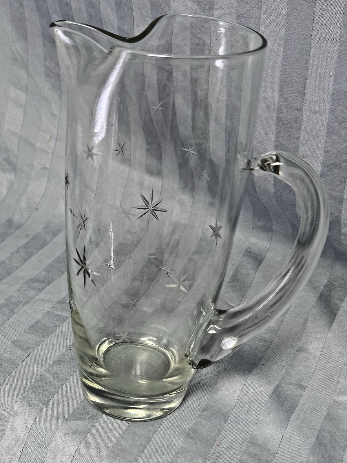 Vintage 1950s MCM Atomic STAR DUST by C G QUARTEX Cocktail Set Pitcher and More