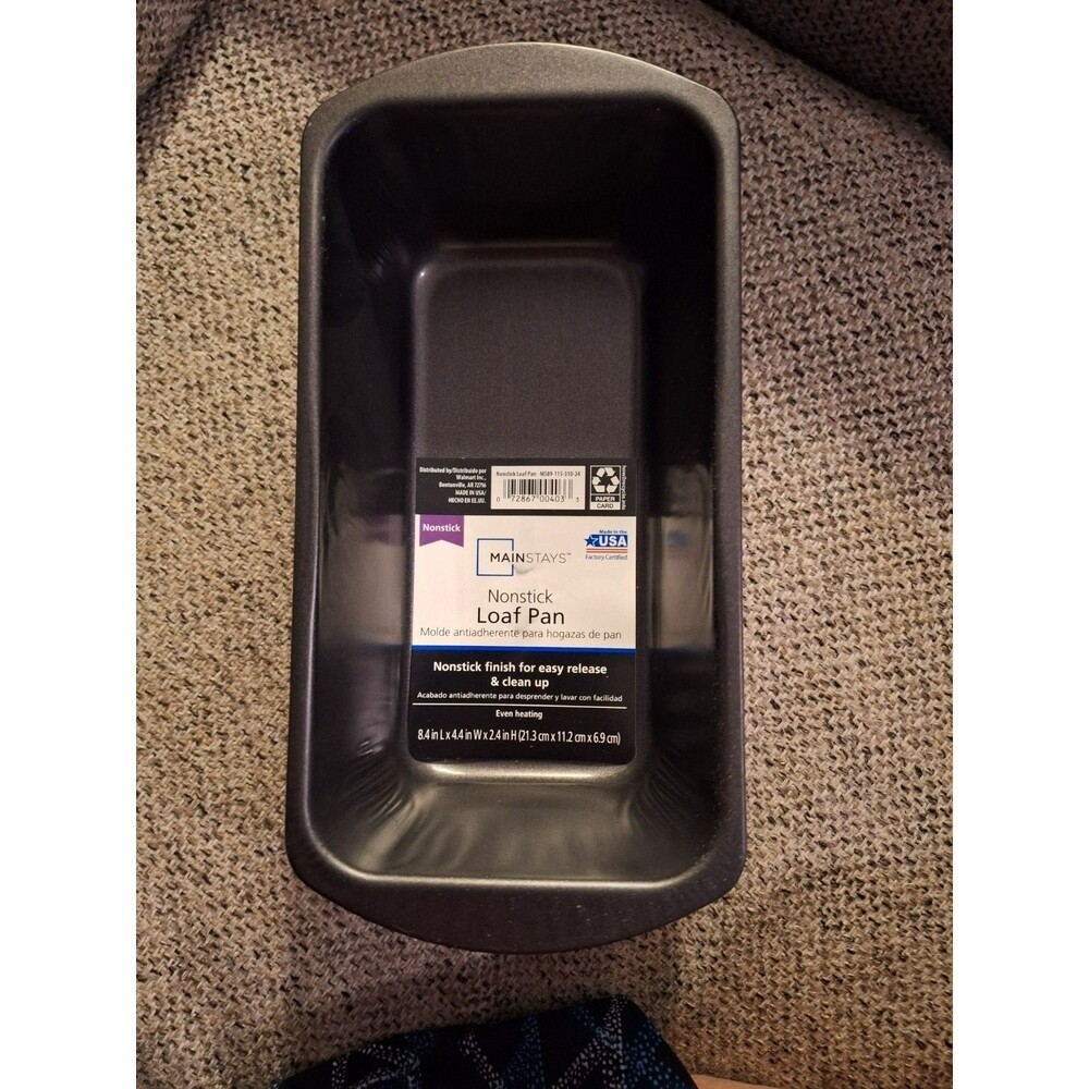 Mainstays Non-Stick Loaf Pan 2 Pans