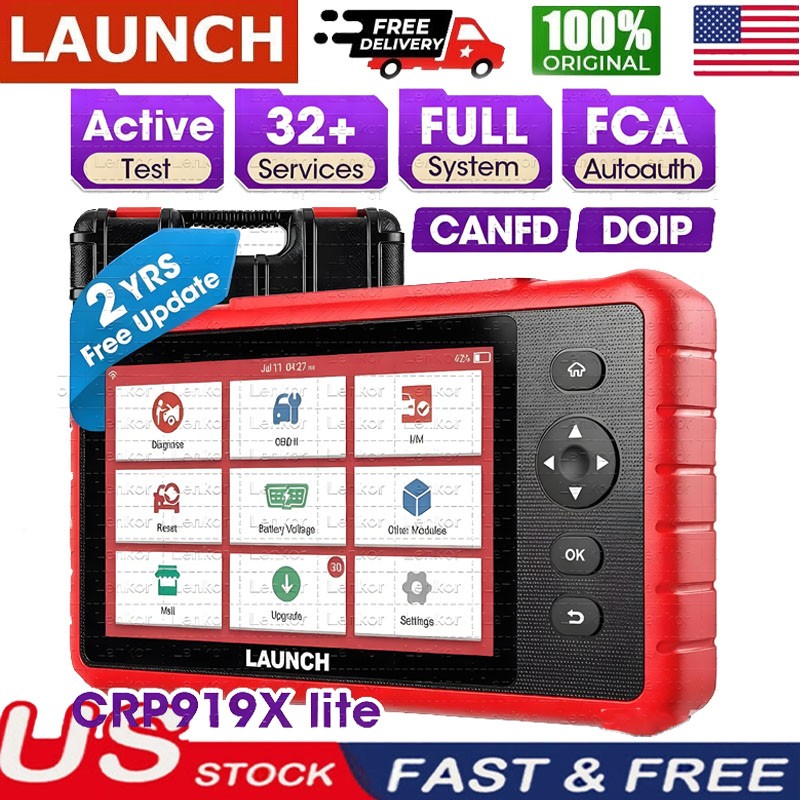 LAUNCH X431 CRP919X Lite Bidirectional Scanner Full System Diagnostic K*y Coding