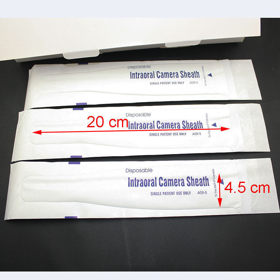 100/200/400/500PCS Dental Intraoral Camera Sleeve/Sheath/Cover Disposable A04-6A