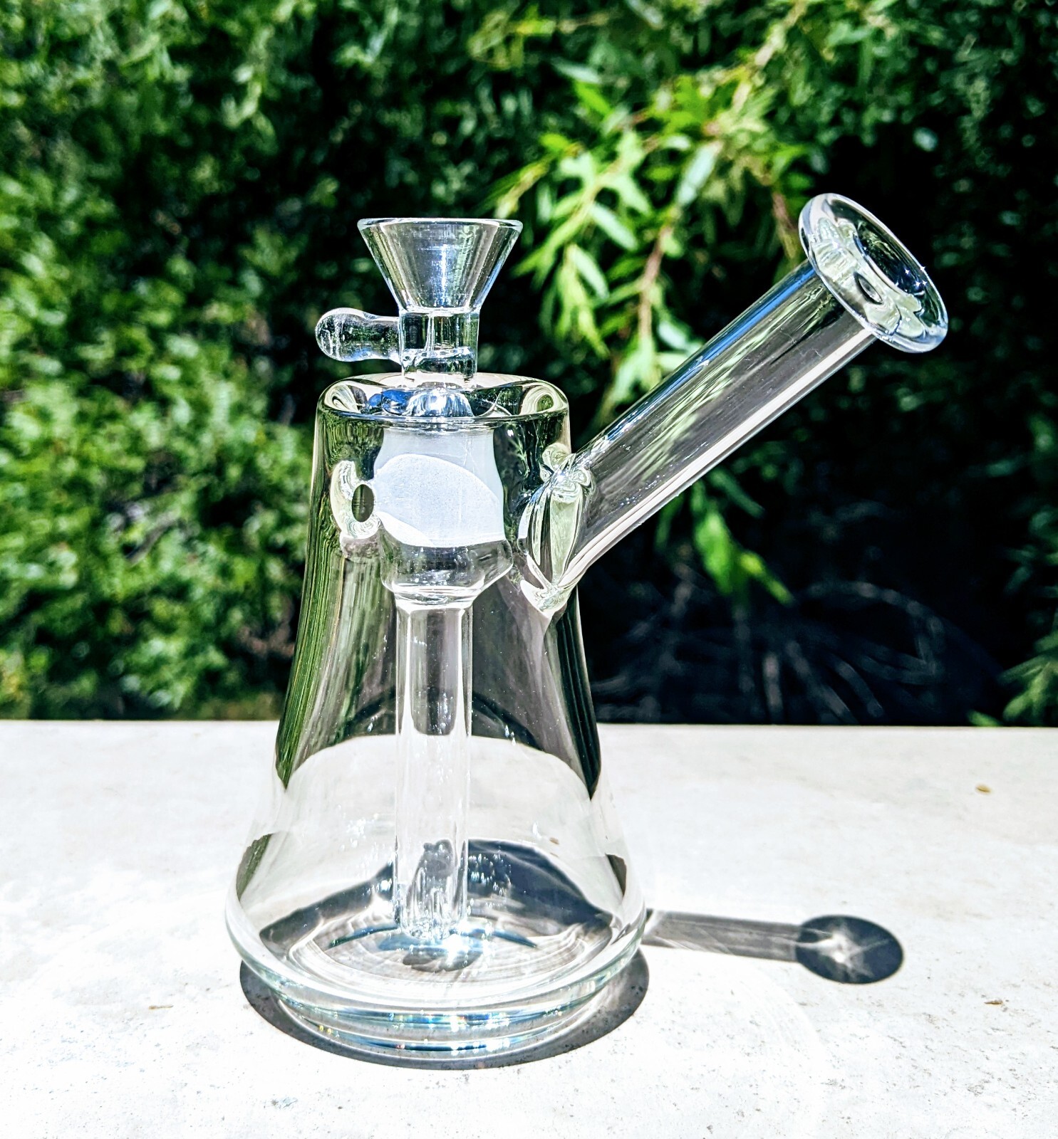 5.5" Thick Hammer Glass Bubbler Bong Carb Hole Premium Quality Water Pipe Hookah