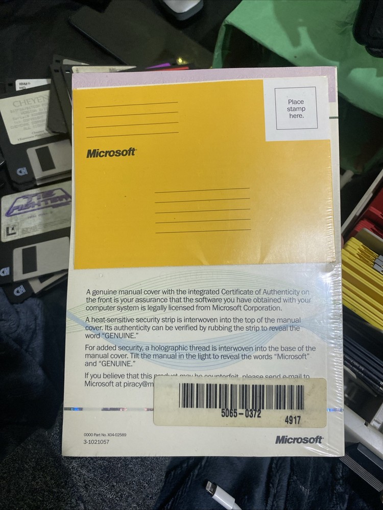 Microsoft Windows 98 2nd Edition Getting Started Manual Only Product Key NO DISC