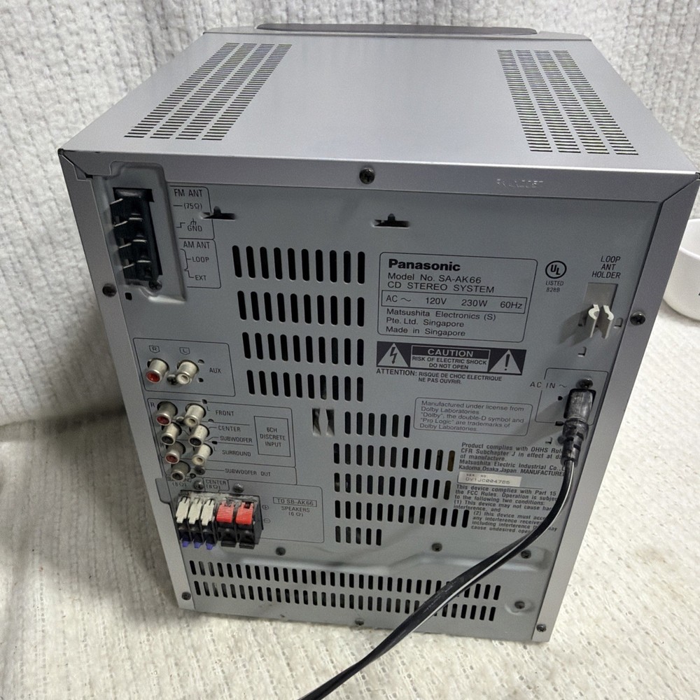 Panasonic SA-AK66 - Tested & Working. Except Cassette Untested