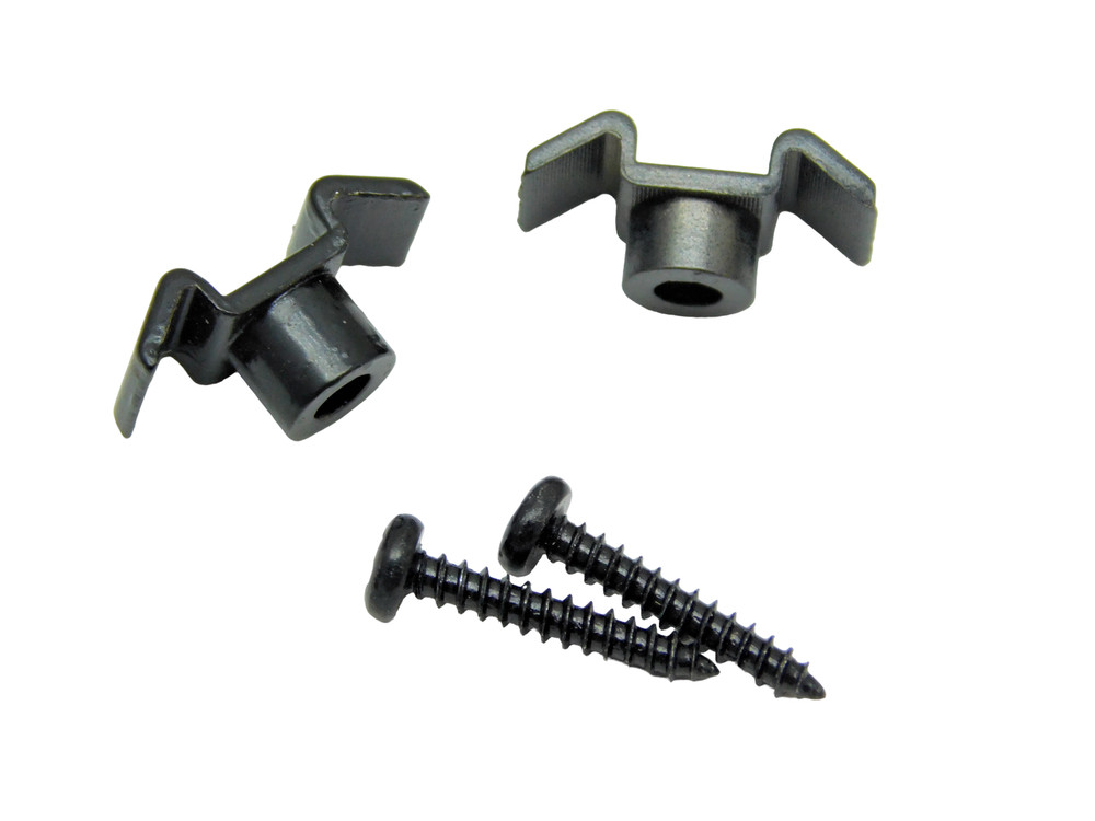 Butterfly Black String Tree Retainers 2pcs.