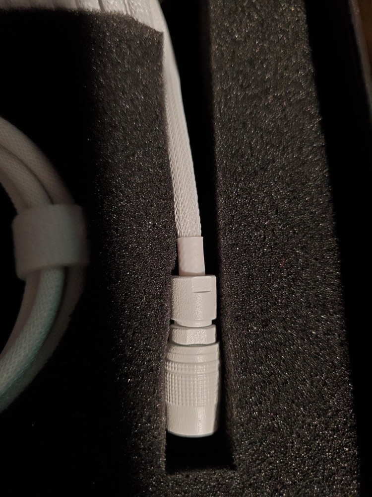 DROP White Coiled YC8 Keyboard Cable - MDX-36961-6