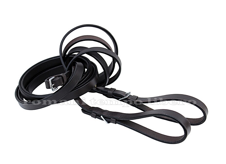 DRAW RETURN REINS TRAINING SMOOTH LEATHER SMOOTH LEATHER